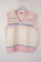 Garde-robe - Debardeur - Wit-roze