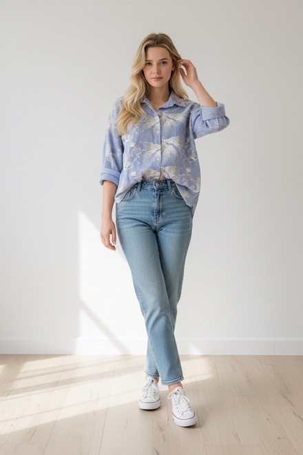 Garde-robe - Blouse - Blauw