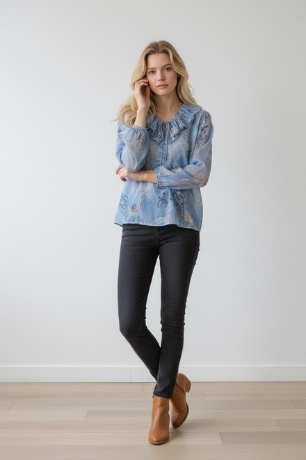 Garde-robe - Blouse - Blauw