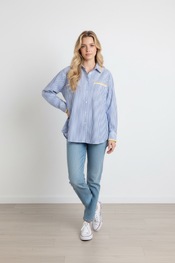 Garde-robe - Blouse - Geel-blauw