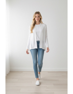 Garde-robe - Gilet - Ecru