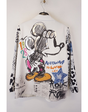 Garde-robe - Blazer - Wit-blauw