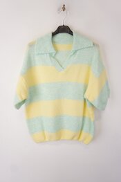 Garde-robe - Pull - Groen-geel