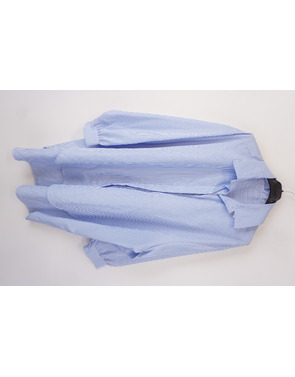 Garde-robe - Blouse - Wit-blauw