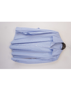 Garde-robe - Blouse - Wit-blauw