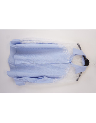 Garde-robe - Blouse - Wit-blauw