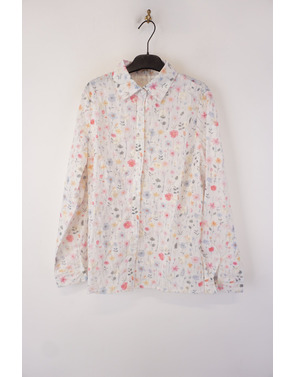 Garde-robe - Blouse - Wit-roze