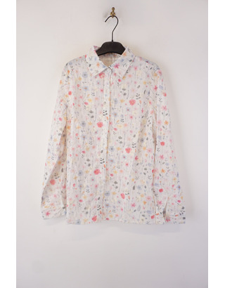 Garde-robe - Blouse - Wit-roze