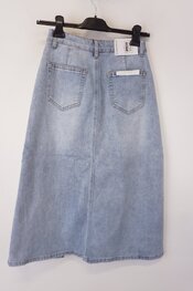 Garde-robe - Halflange Rok - Jeans licht