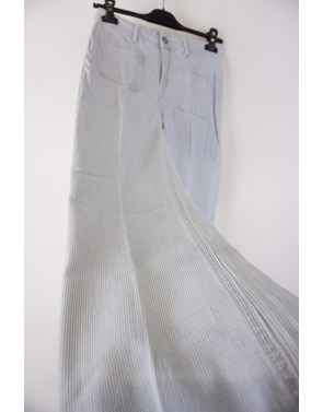 Garde-robe - Lange Broek - Wit-blauw