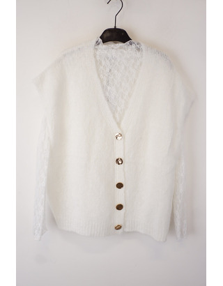 Garde-robe - Gilet - Ecru