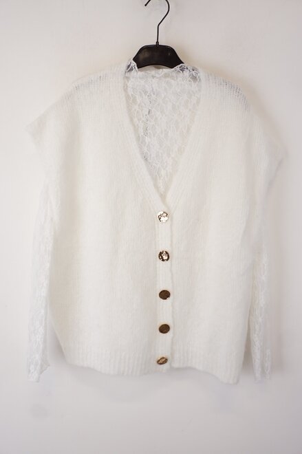 Garde-robe - Gilet - Ecru