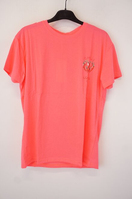 Garde-robe - T-shirt - Fluo roze