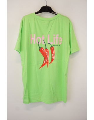 Garde-robe - T-shirt - Fluo groen