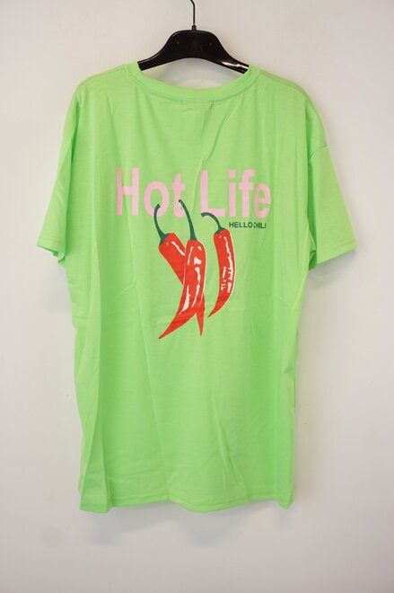 Garde-robe - T-shirt - Fluo groen