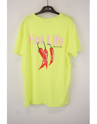 Garde-robe - T-shirt - Fluo geel