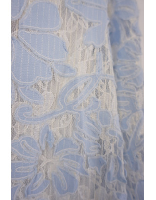 Garde-robe - Blouse - Wit-blauw