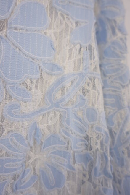 Garde-robe - Blouse - Wit-blauw