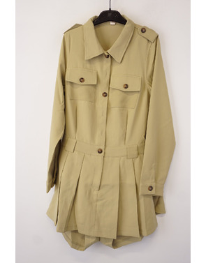 Garde-robe - Kort Kleedje - Kaki