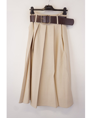 Garde-robe - Lange Rok - Beige