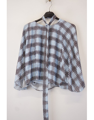 Garde-robe - Blouse - Blauw-bruin