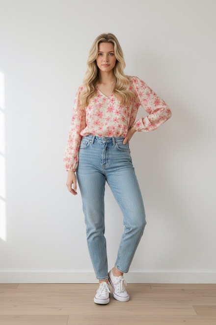 Free/quent - Blouse - Roze