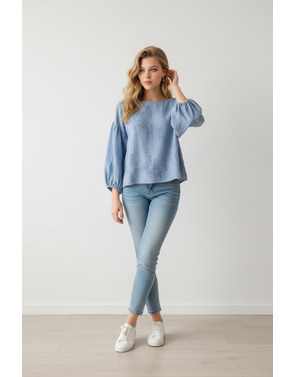 Garde-robe - Blouse - Blauw