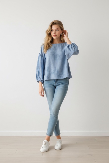 Garde-robe - Blouse - Blauw