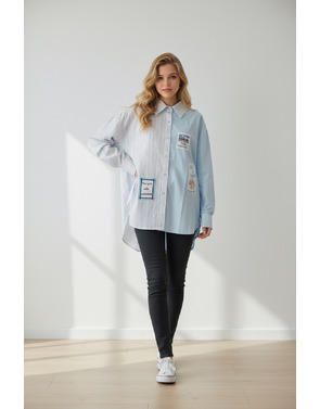 Garde-robe - Blouse - Blauw