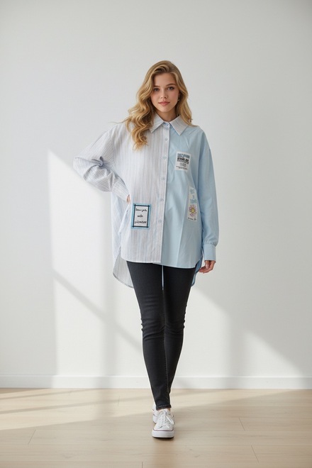 Garde-robe - Blouse - Blauw