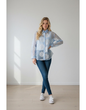 Garde-robe - Blouse - Blauw