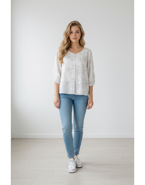 Garde-robe - Blouse - Ecru