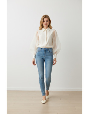 Garde-robe - Blouse - Ecru