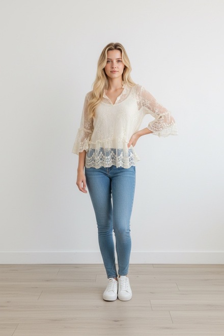 Garde-robe - Blouse - Ecru