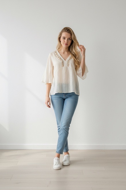 Garde-robe - Blouse - Beige