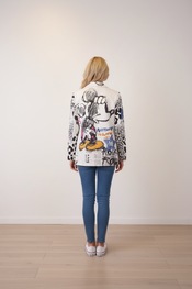 Garde-robe - Blazer - Wit-blauw