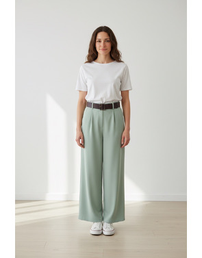 Garde-robe - Lange Broek - Munt