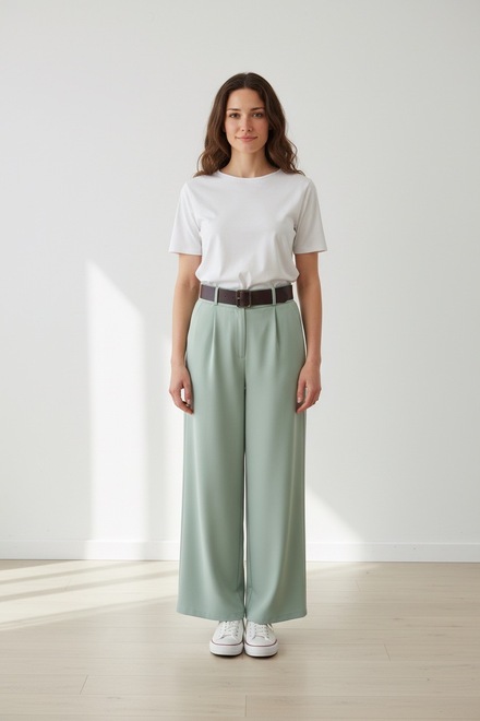 Garde-robe - Lange Broek - Munt