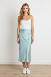 Garde-robe - Lange Rok - Munt