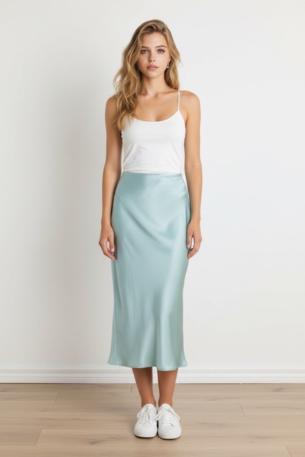 Garde-robe - Lange Rok - Munt