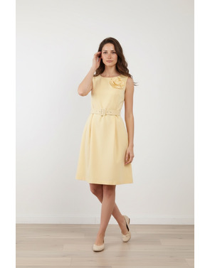 Garde-robe - Halflang Kleedje - Geel