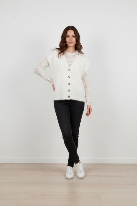 Garde-robe - Gilet - Ecru