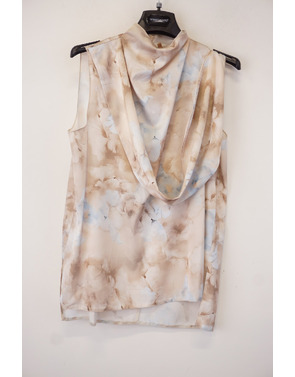 Rinascimento - Top - Blauw-beige