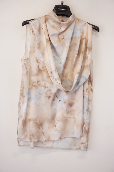 Rinascimento - Top - Blauw-beige