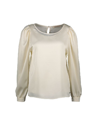 Amelie & Amelie - Blouse - Wit-roze