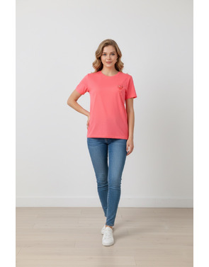 Garde-robe - T-shirt - Fluo roze