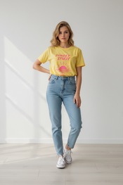 Garde-robe - T-shirt - Geel