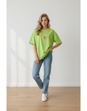 Garde-robe - T-shirt - Fluo groen