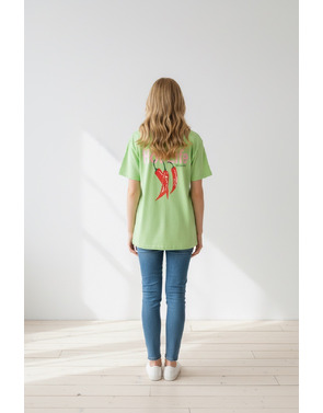 Garde-robe - T-shirt - Fluo groen