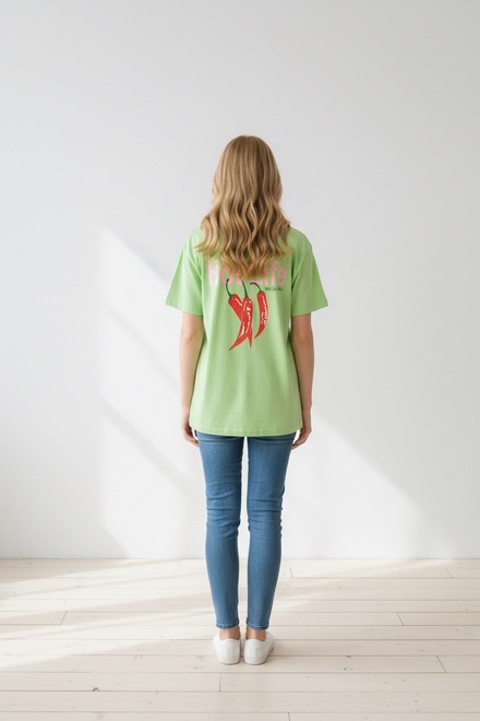 Garde-robe - T-shirt - Fluo groen